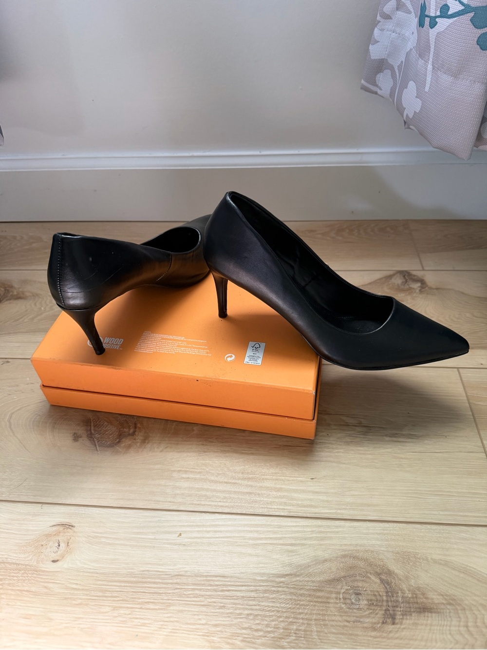 Cynthia Rowley Black Pointed-Toe Stiletto Pumps